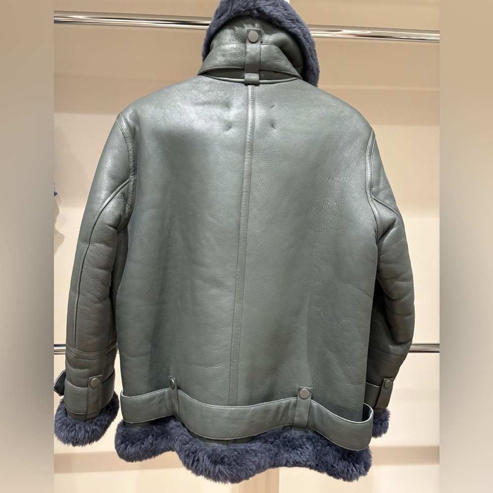 The Arrivals Shearling Moto Jacket - Picture 2 of 7